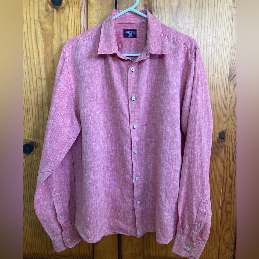 UNTUCKit slim fit linen l/s shirt